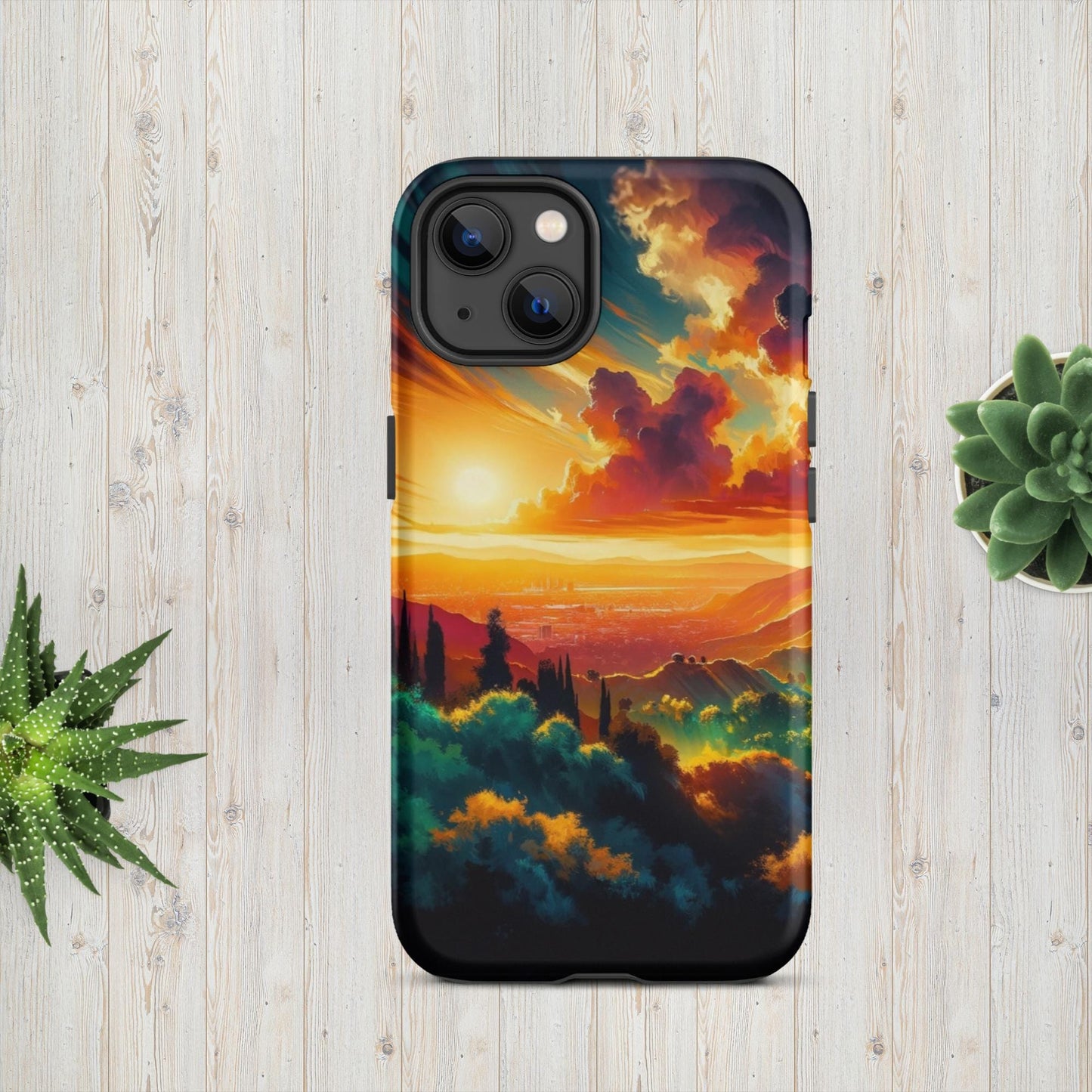 The Hologram Hook Up Matte / iPhone 13 Sun Hills Tough Case for iPhone®