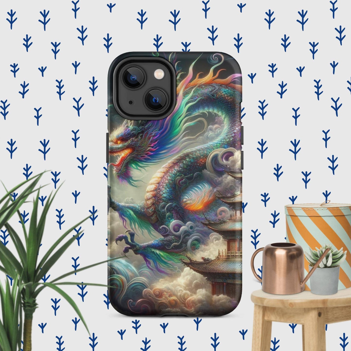 The Hologram Hook Up Matte / iPhone 14 Dragon Tough Case for iPhone®