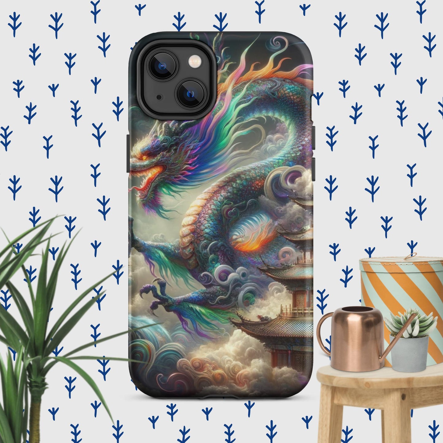 The Hologram Hook Up Matte / iPhone 14 Plus Dragon Tough Case for iPhone®