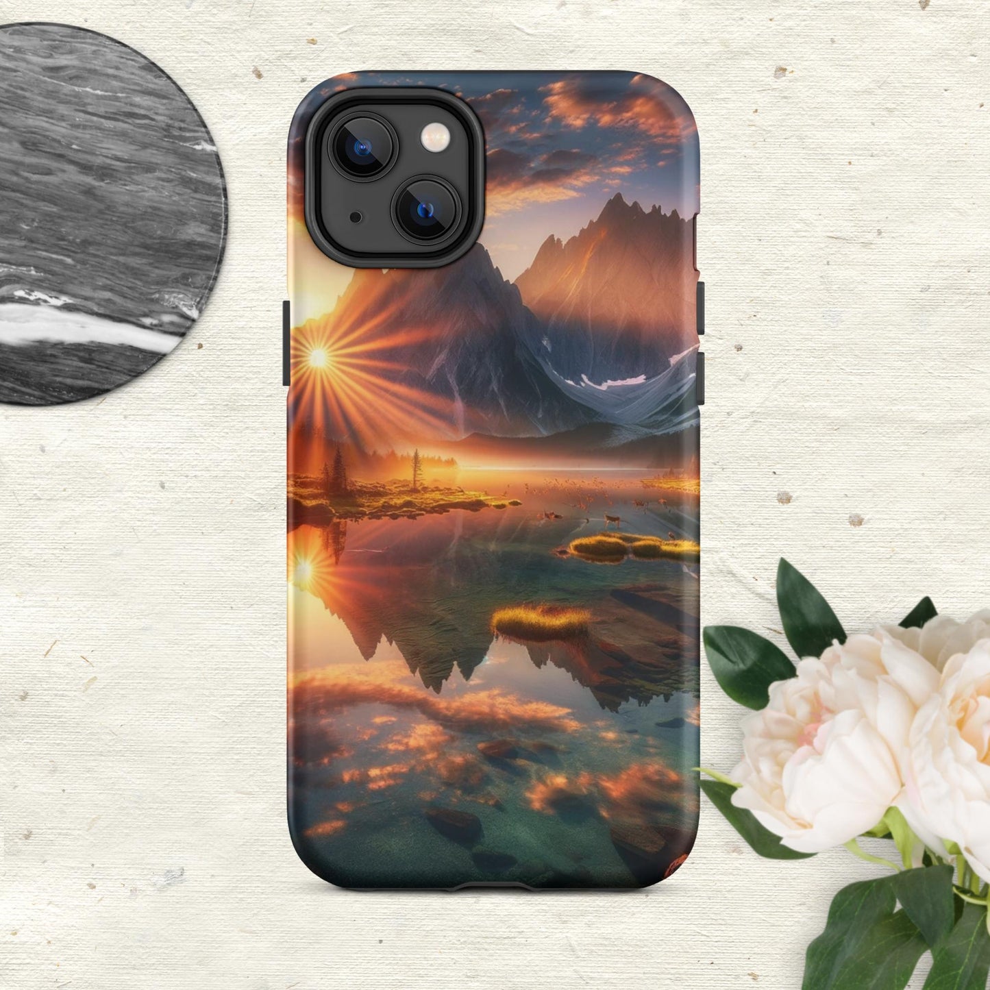 The Hologram Hook Up Matte / iPhone 14 Plus Eye Of The Mountain Tough Case for iPhone®
