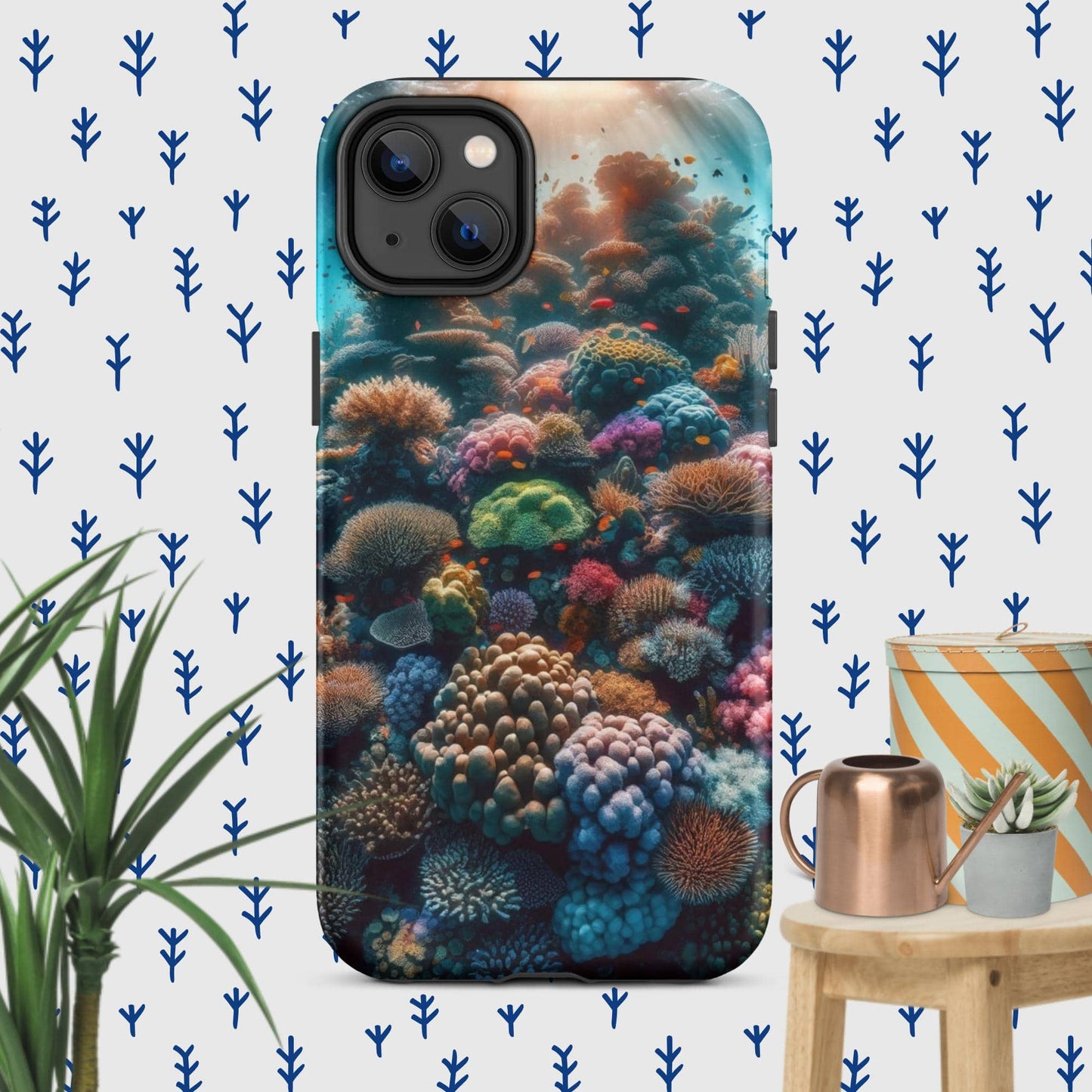 The Hologram Hook Up Matte / iPhone 14 Plus Reefer Tough Case for iPhone®