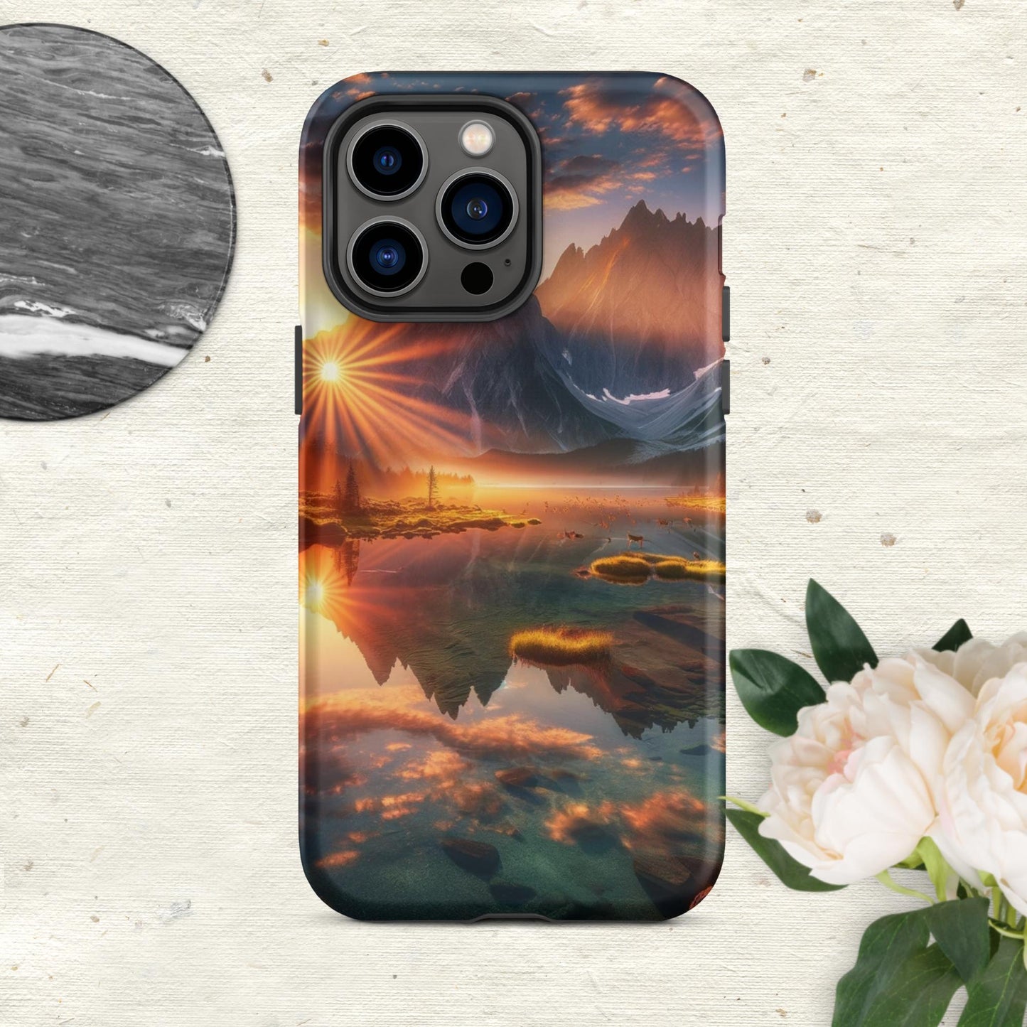 The Hologram Hook Up Matte / iPhone 14 Pro Max Eye Of The Mountain Tough Case for iPhone®