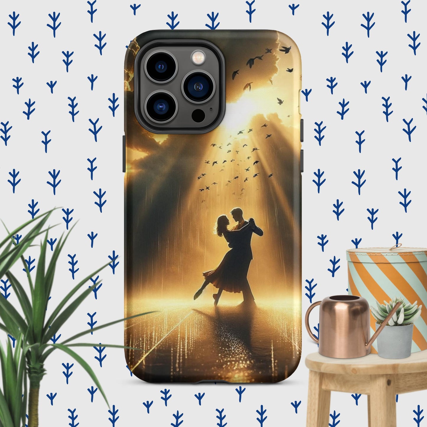 The Hologram Hook Up Matte / iPhone 14 Pro Max Rain Dance Tough Case for iPhone®