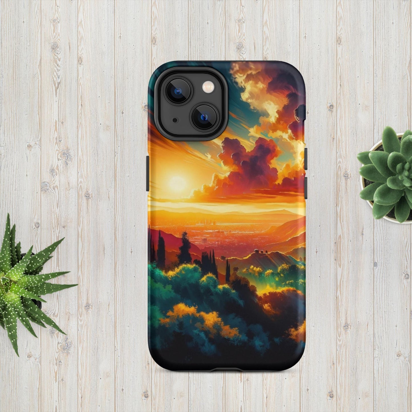 The Hologram Hook Up Matte / iPhone 14 Sun Hills Tough Case for iPhone®
