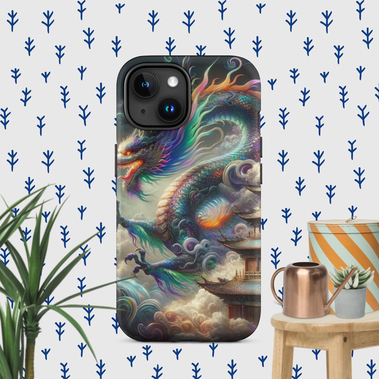 The Hologram Hook Up Matte / iPhone 15 Dragon Tough Case for iPhone®