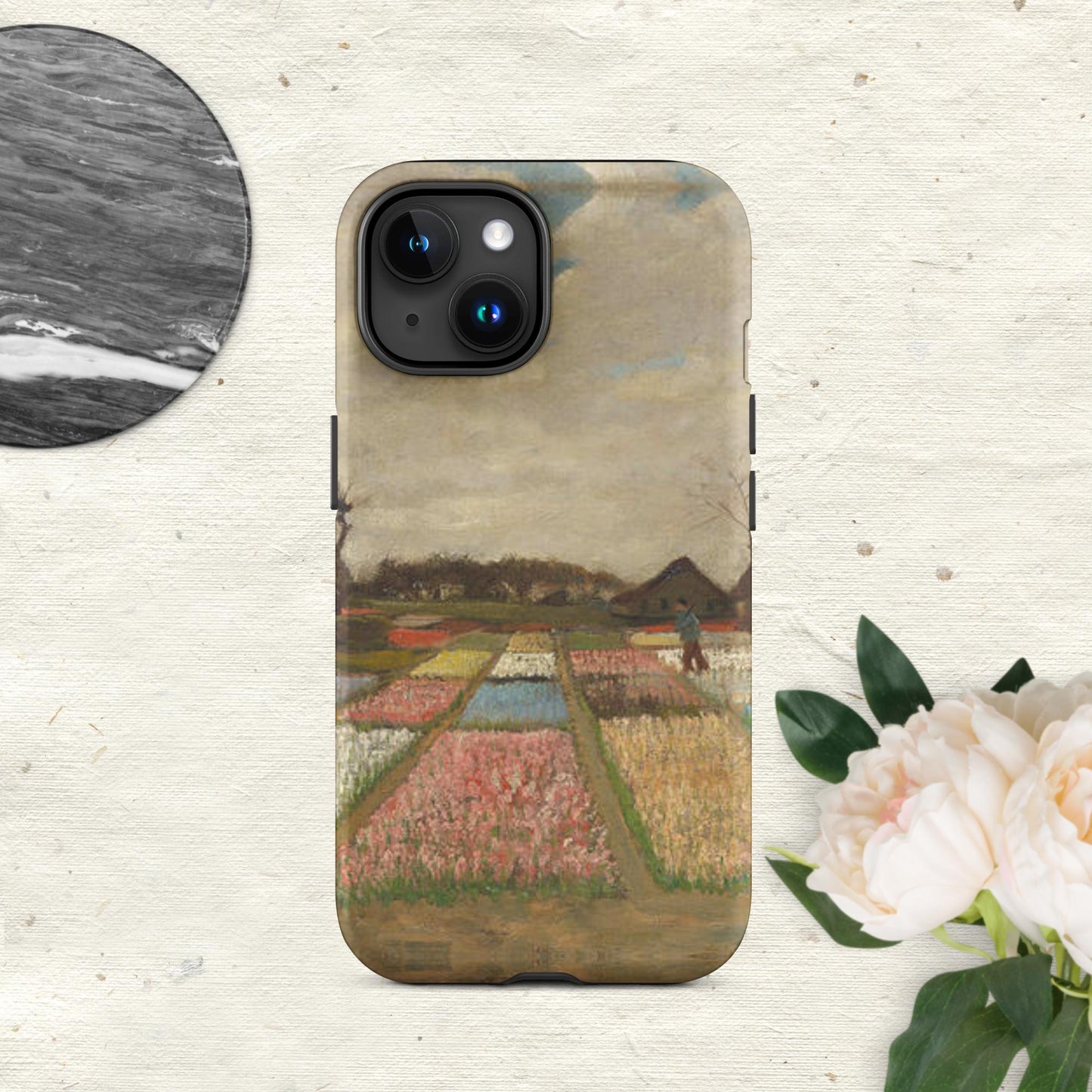 The Hologram Hook Up Matte / iPhone 15 Holland Flowers Tough Case for iPhone®