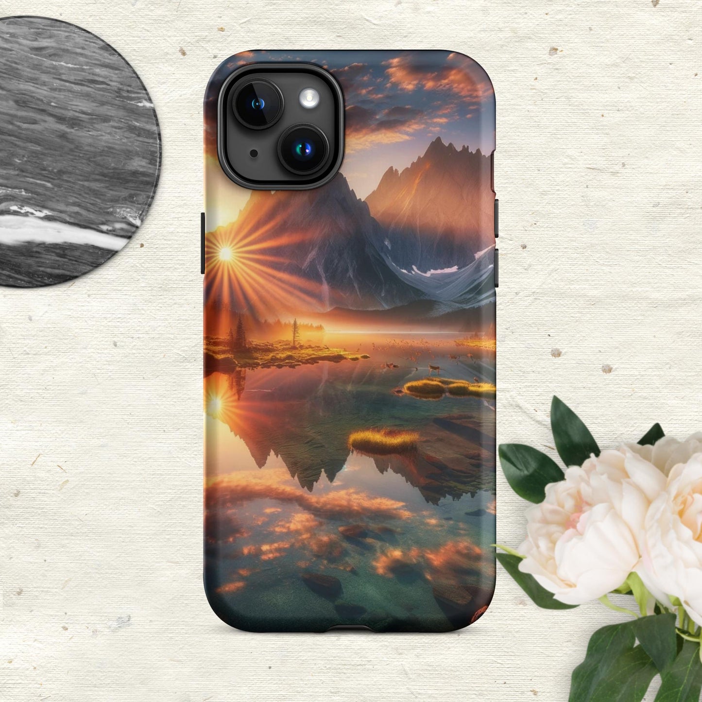 The Hologram Hook Up Matte / iPhone 15 Plus Eye Of The Mountain Tough Case for iPhone®