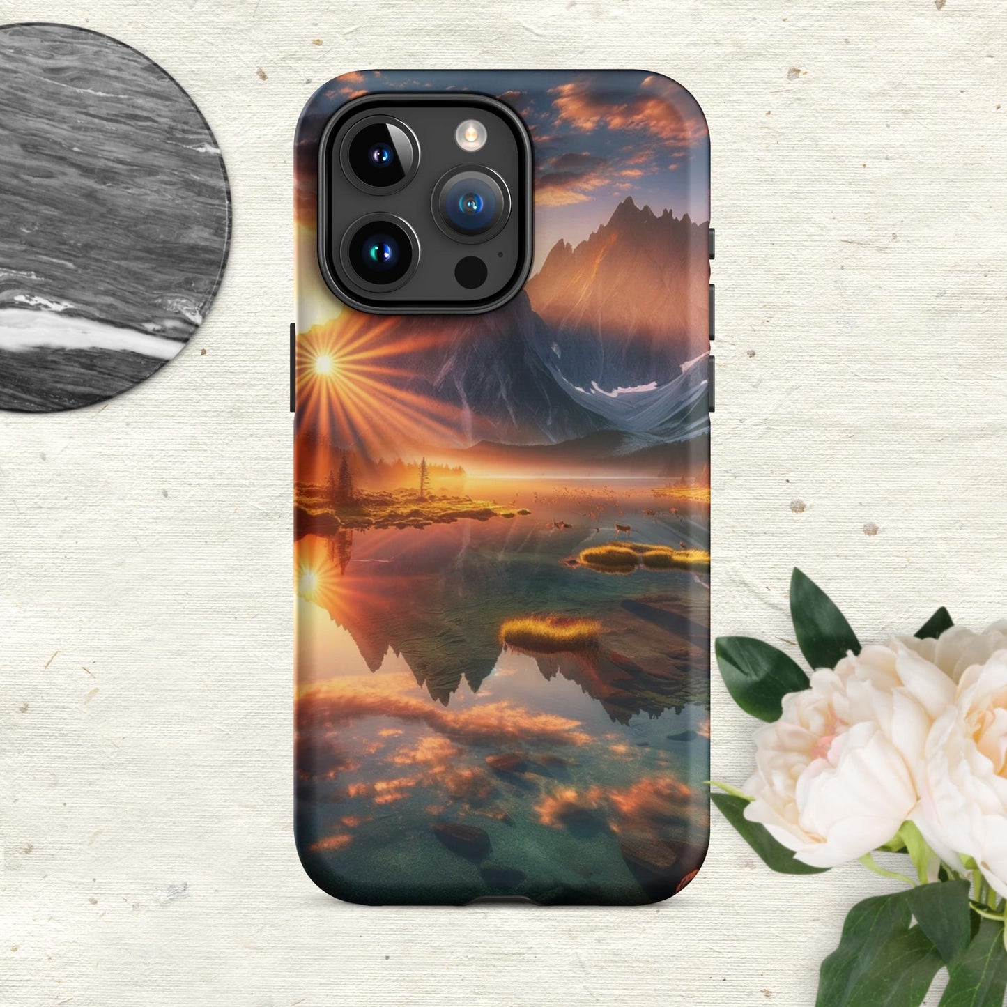 The Hologram Hook Up Matte / iPhone 15 Pro Max Eye Of The Mountain Tough Case for iPhone®