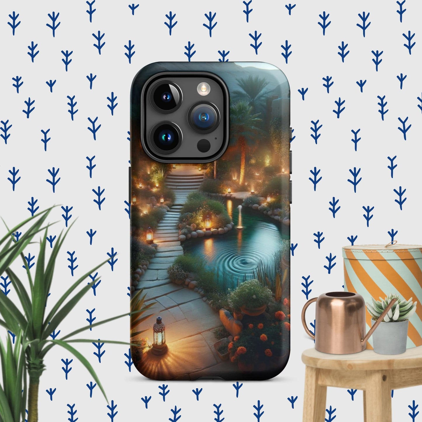 The Hologram Hook Up Matte / iPhone 15 Pro Peaceful Tranquility Tough Case for iPhone®