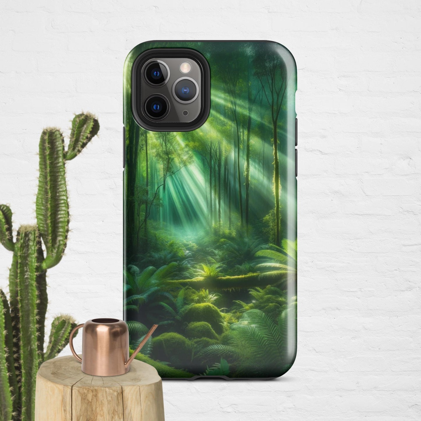 The Hologram Hook Up Glossy / iPhone 11 Pro Forest Light Tough Case for iPhone®