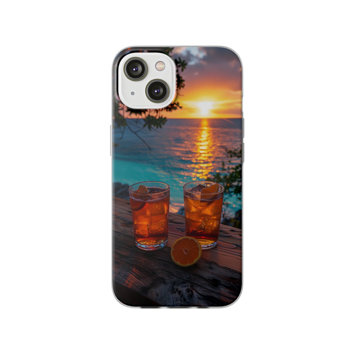 Sunrise Sunset Beach Beverages #3 iPhone & Samsung Flexi Cases