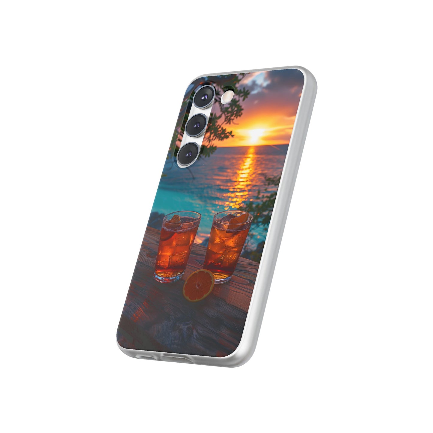 Sunrise Sunset Beach Beverages #3 iPhone & Samsung Flexi Cases