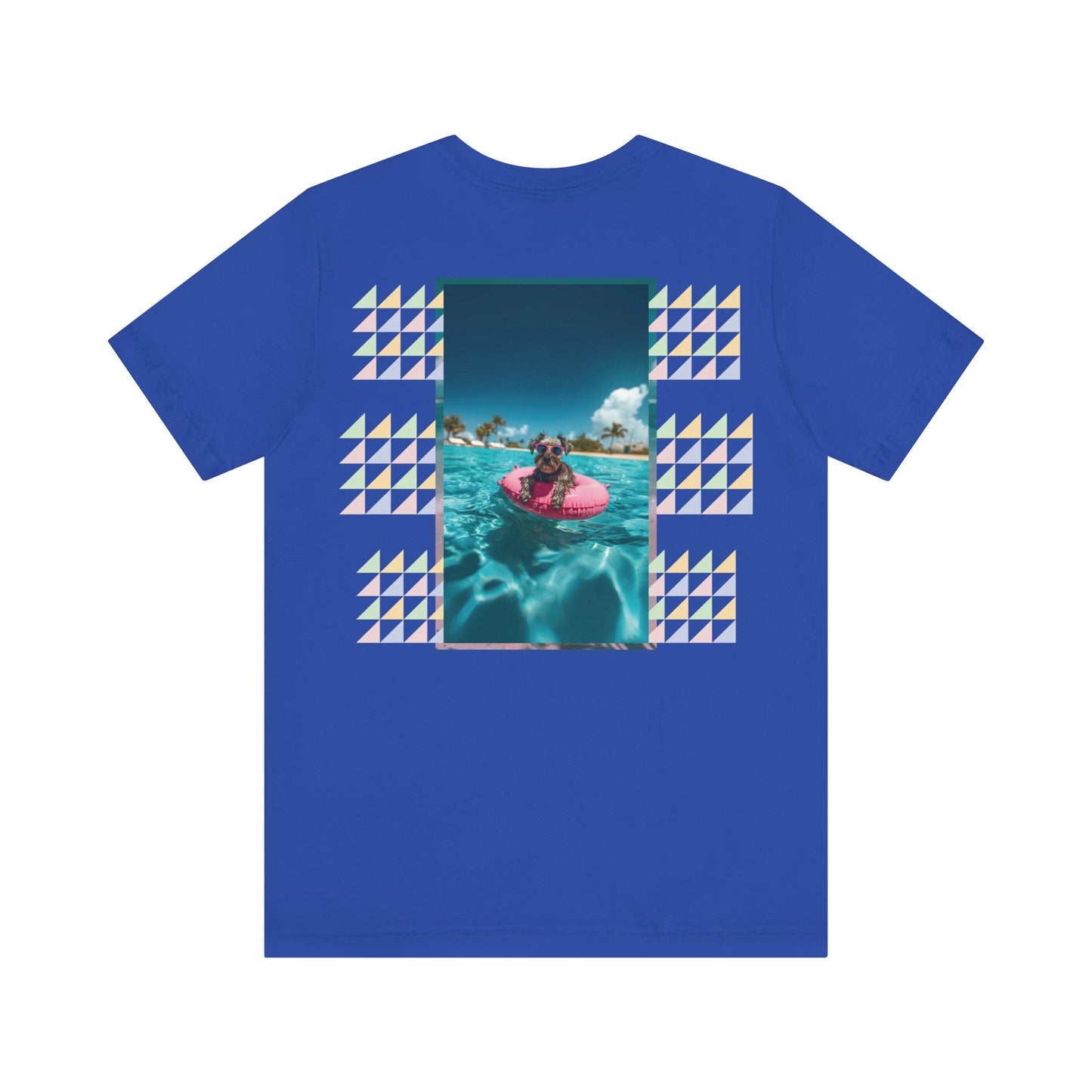 Beach Schnauzer Unisex Short Sleeve Tee
