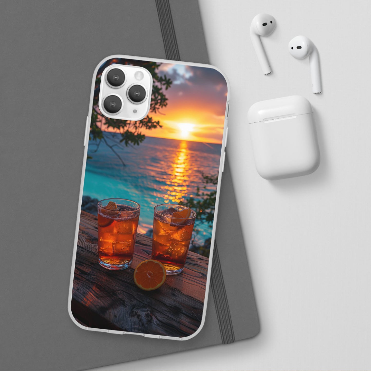 Sunrise Sunset Beach Beverages #3 iPhone & Samsung Flexi Cases