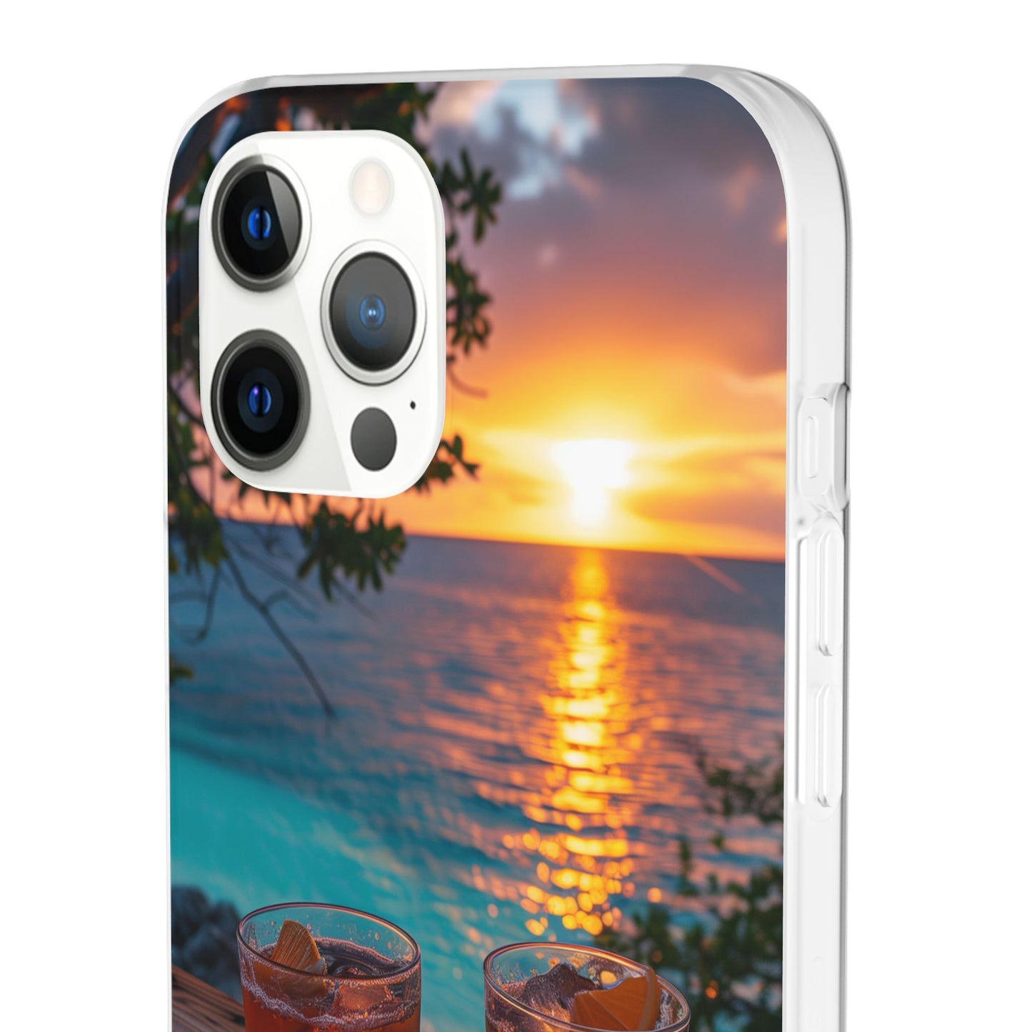 Sunrise Sunset Beach Beverages #3 iPhone & Samsung Flexi Cases