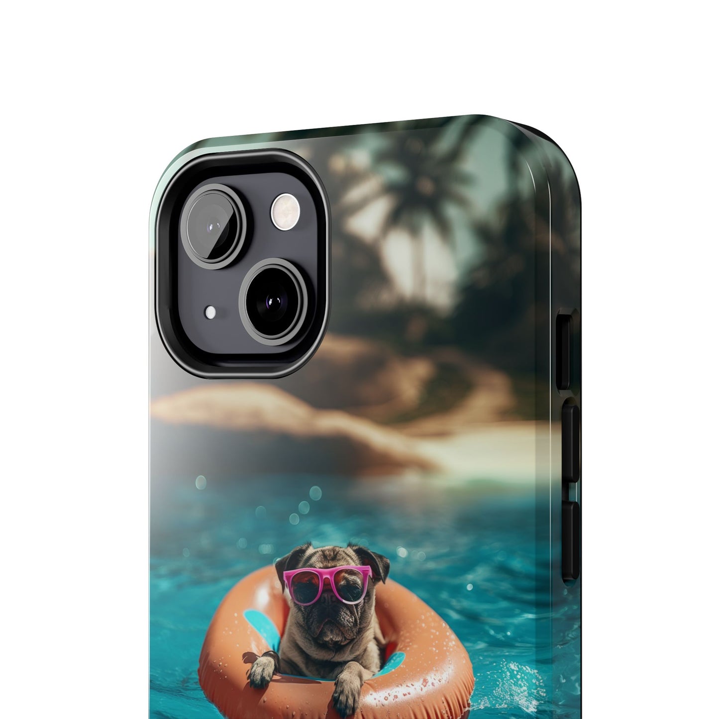 Pug Summer Tough iPhone & Samsung Cases