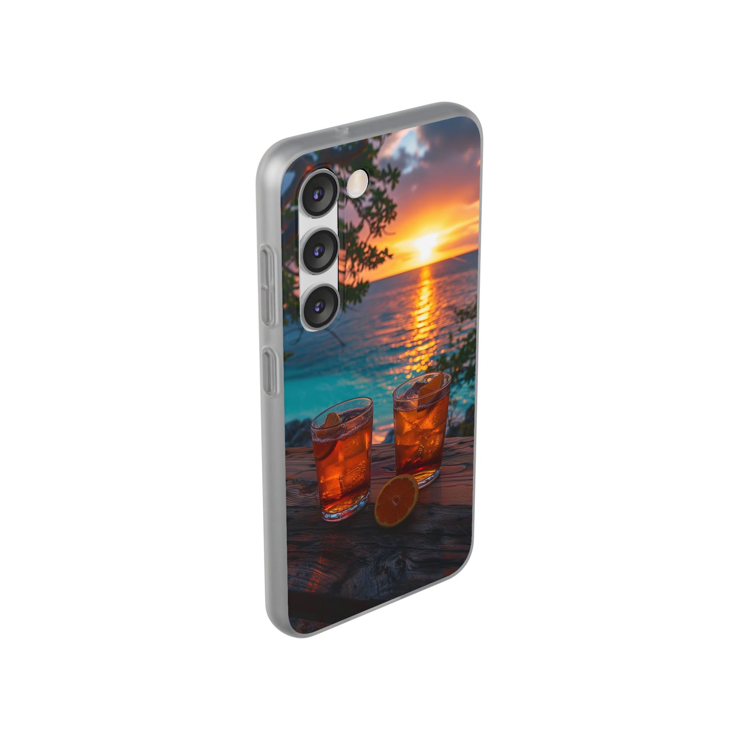 Sunrise Sunset Beach Beverages #3 iPhone & Samsung Flexi Cases