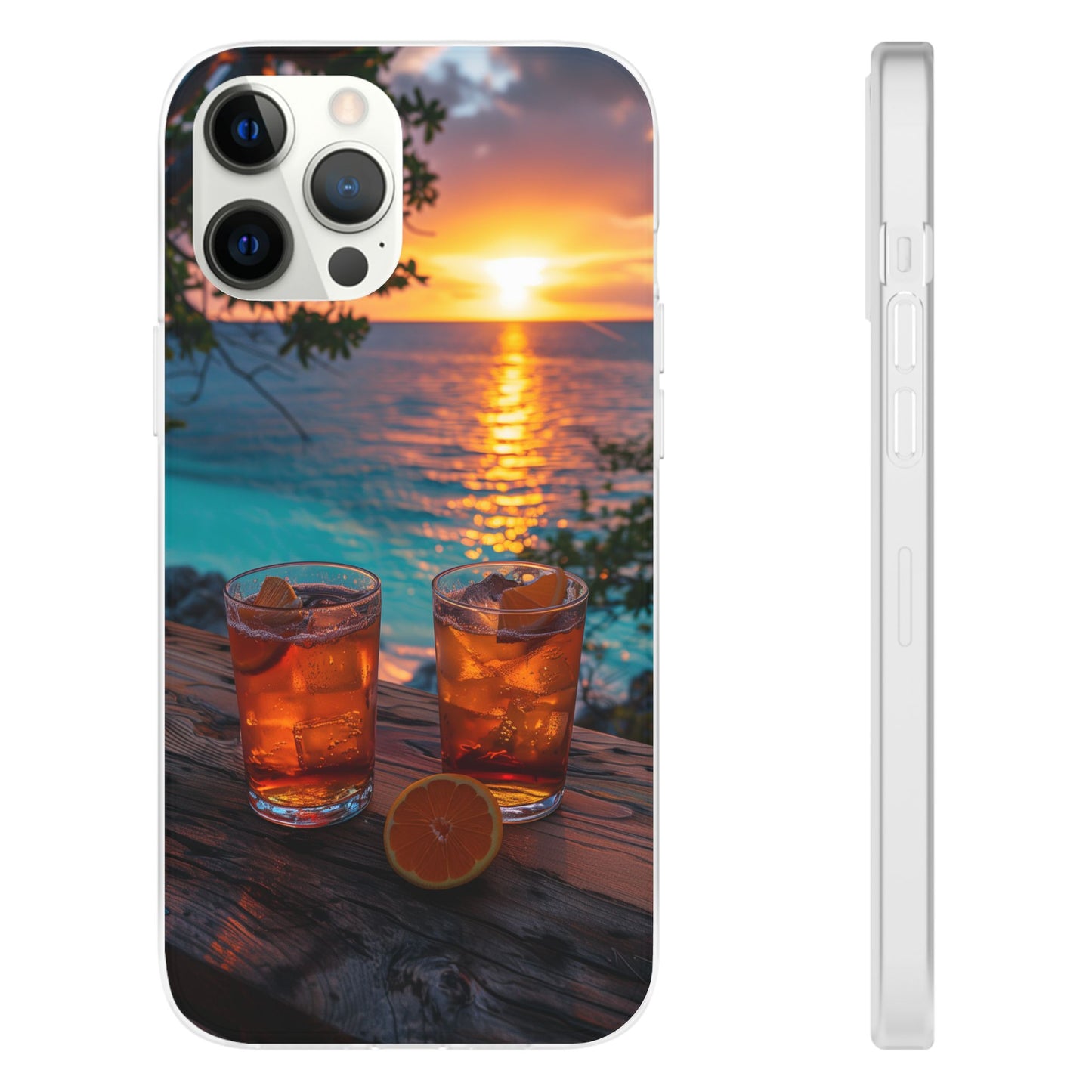 Sunrise Sunset Beach Beverages #3 iPhone & Samsung Flexi Cases