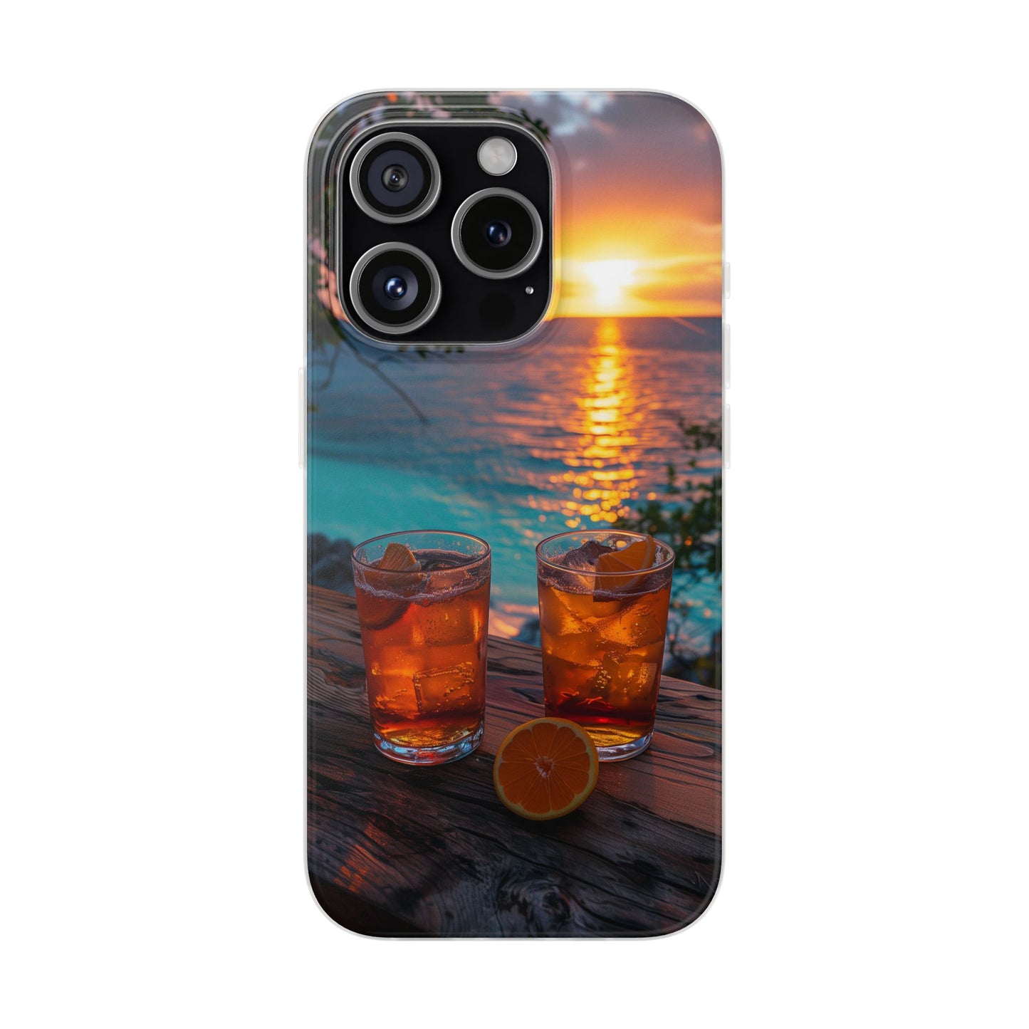 Sunrise Sunset Beach Beverages #3 iPhone & Samsung Flexi Cases