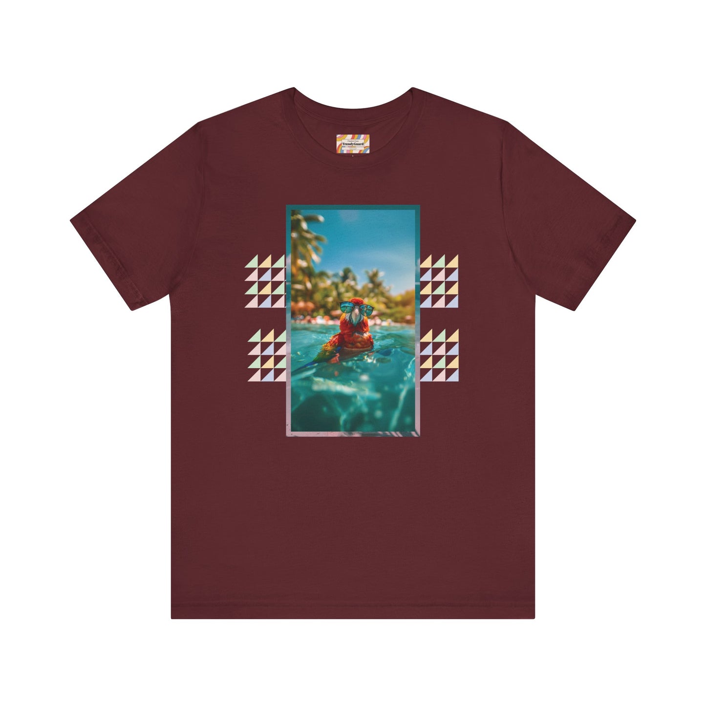 Beach Parrot Unisex Short Sleeve Tee
