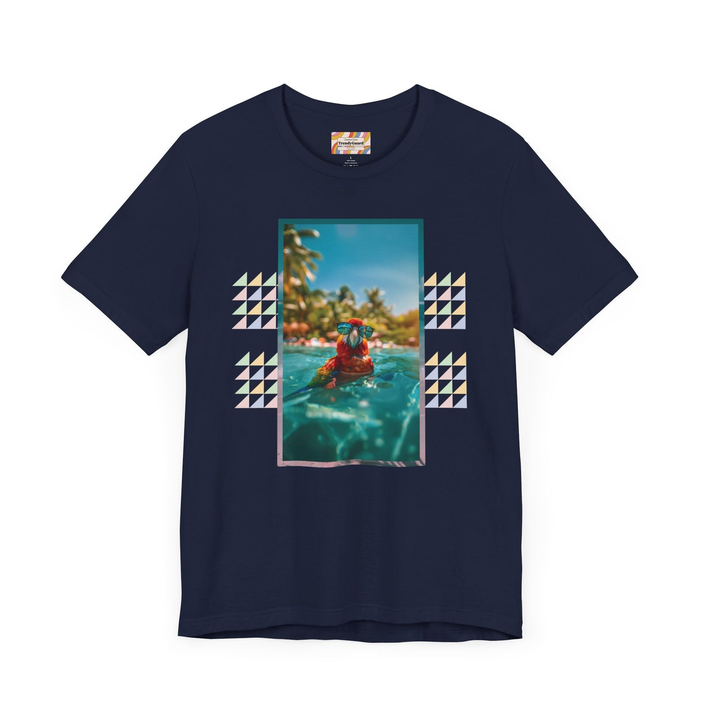 Beach Parrot Unisex Short Sleeve Tee