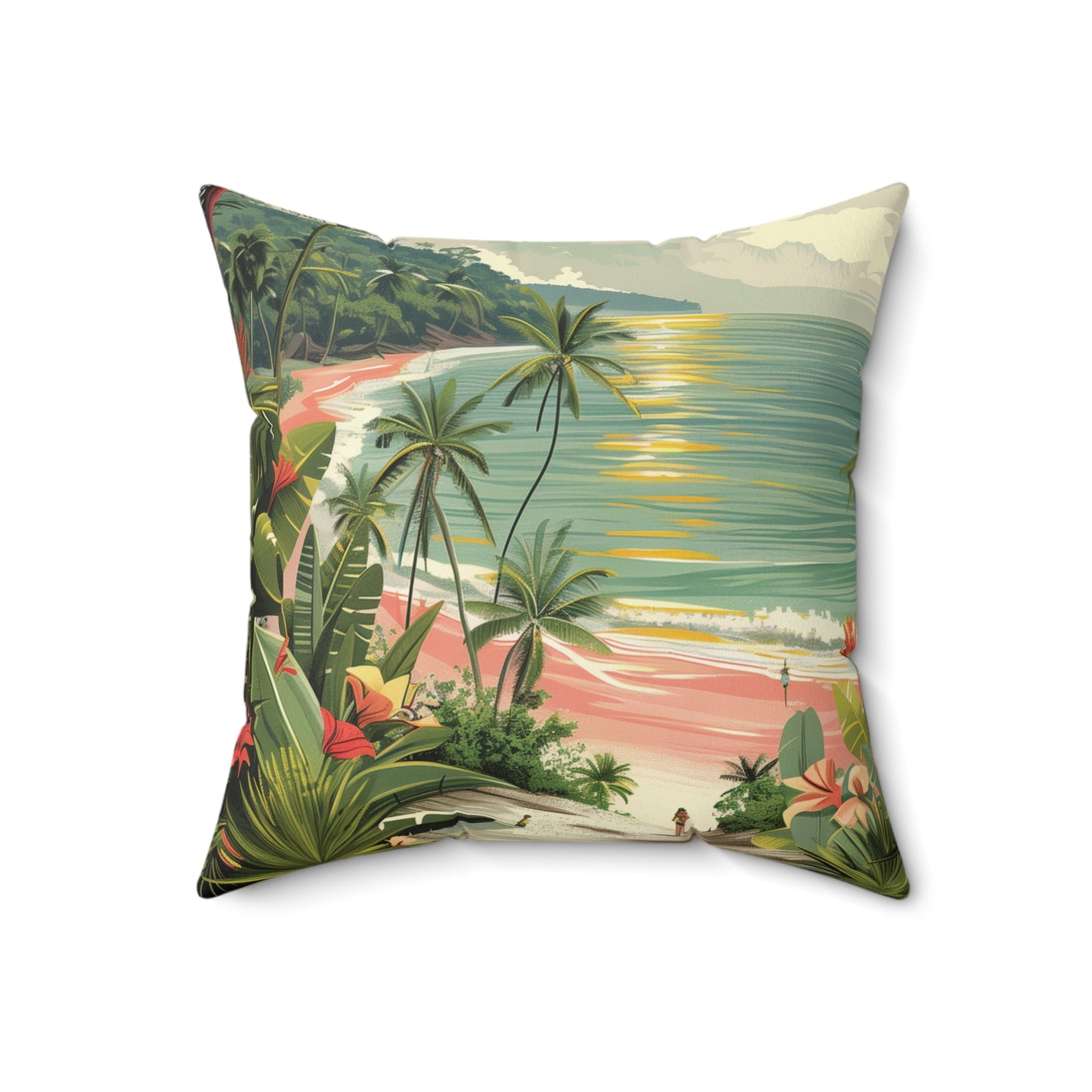 Tropical Vibes Square Pillow