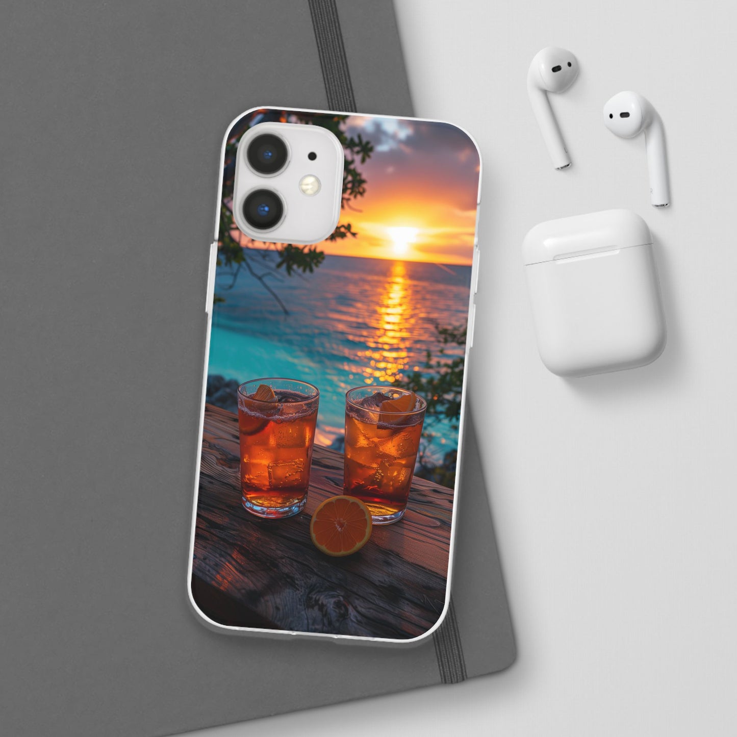Sunrise Sunset Beach Beverages #3 iPhone & Samsung Flexi Cases