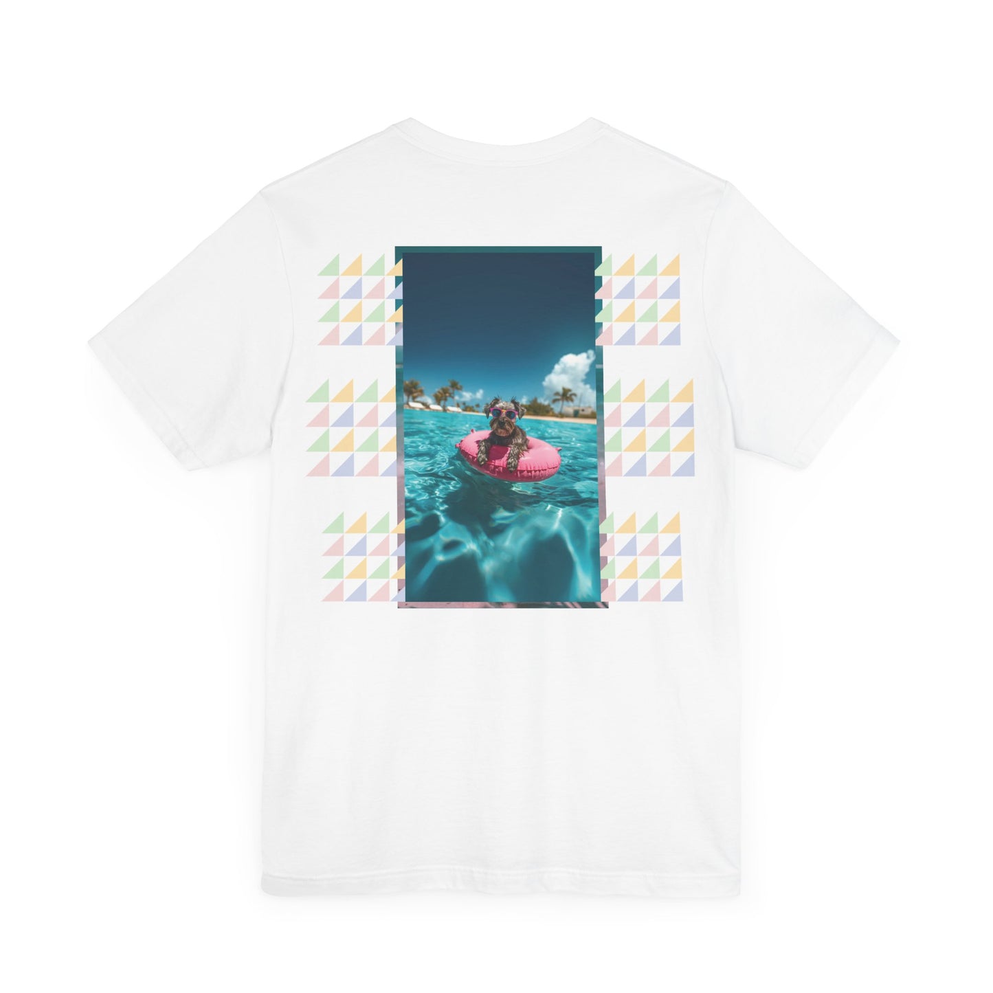 Beach Schnauzer Unisex Short Sleeve Tee