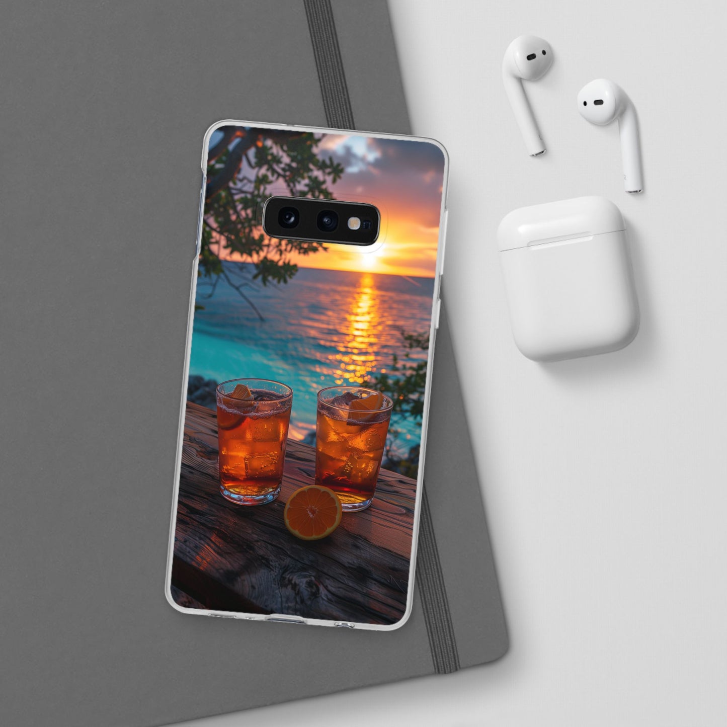 Sunrise Sunset Beach Beverages #3 iPhone & Samsung Flexi Cases