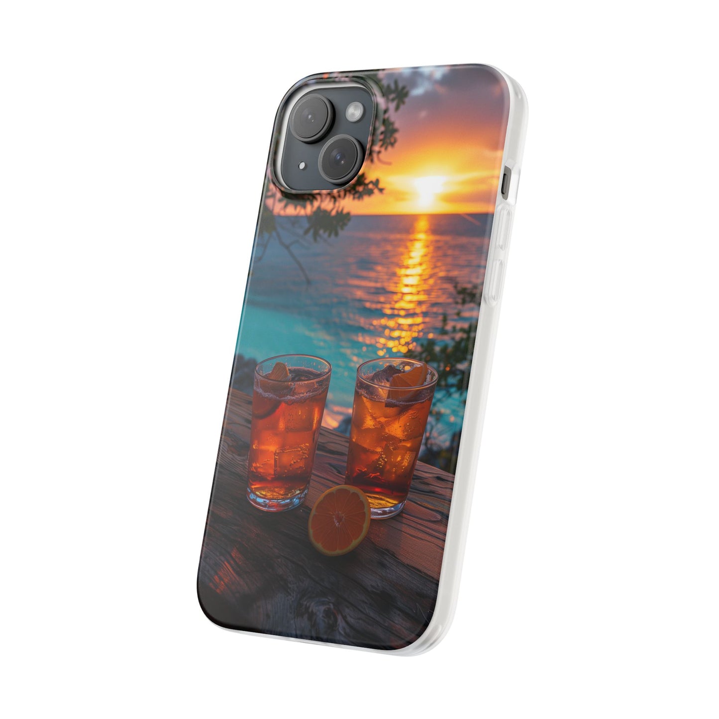 Sunrise Sunset Beach Beverages #3 iPhone & Samsung Flexi Cases