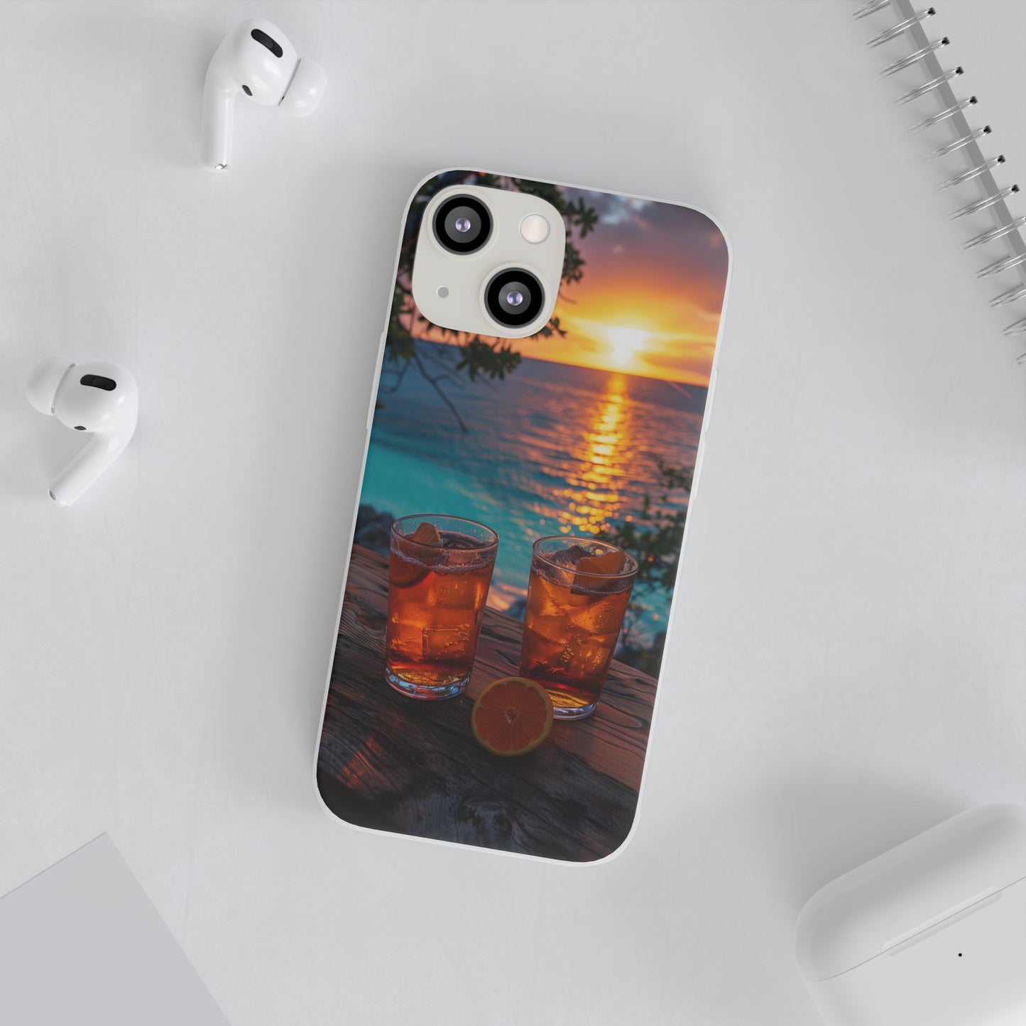 Sunrise Sunset Beach Beverages #3 iPhone & Samsung Flexi Cases