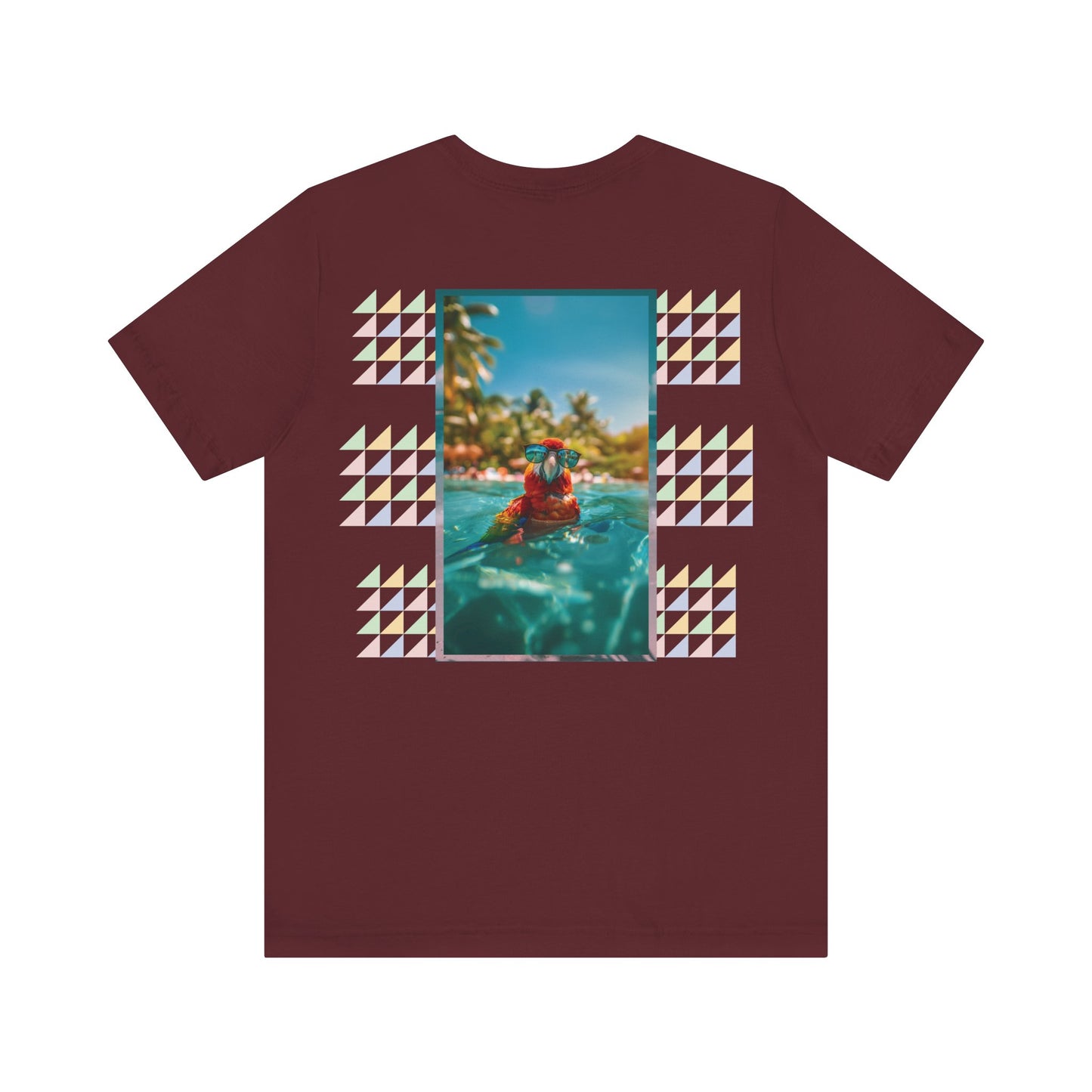 Beach Parrot Unisex Short Sleeve Tee