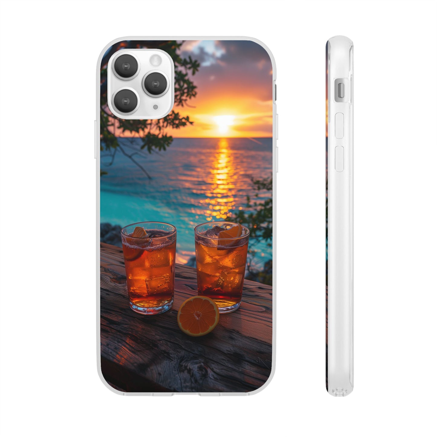 Sunrise Sunset Beach Beverages #3 iPhone & Samsung Flexi Cases