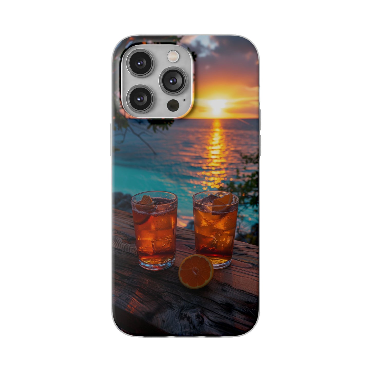 Sunrise Sunset Beach Beverages #3 iPhone & Samsung Flexi Cases