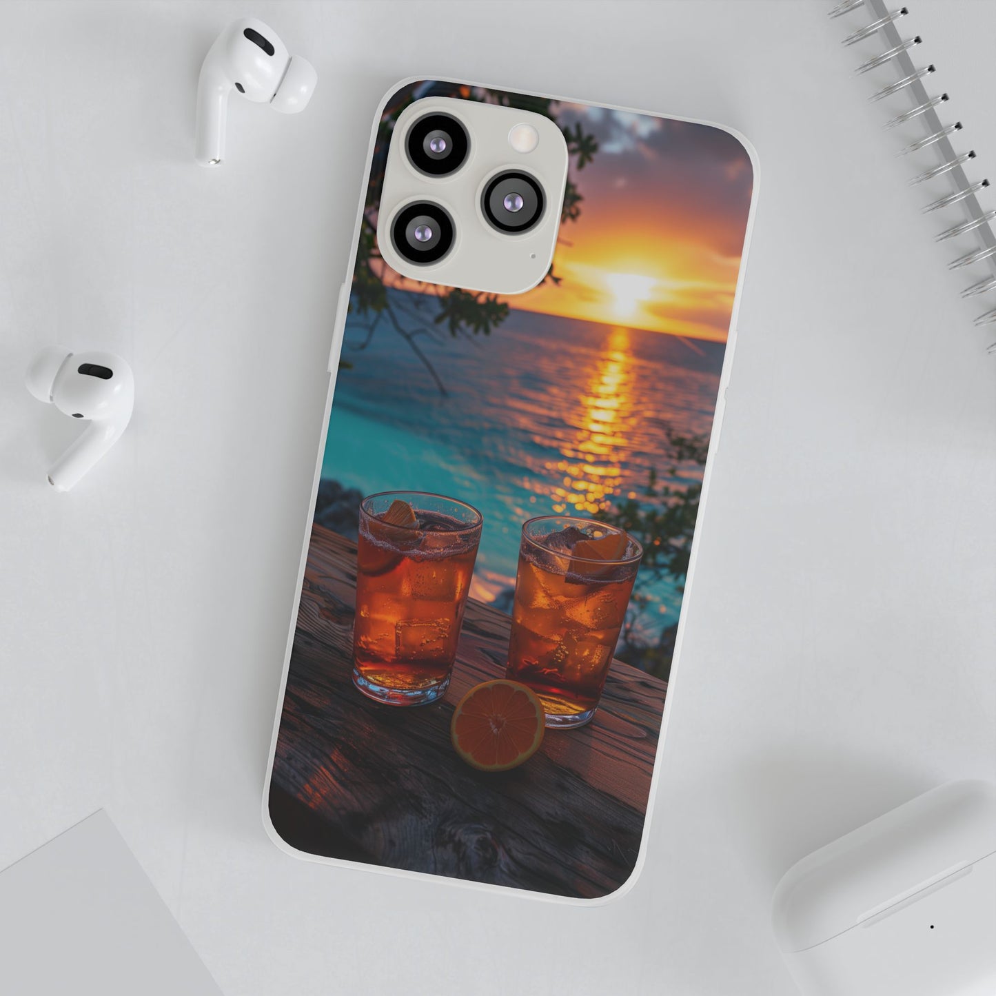 Sunrise Sunset Beach Beverages #3 iPhone & Samsung Flexi Cases