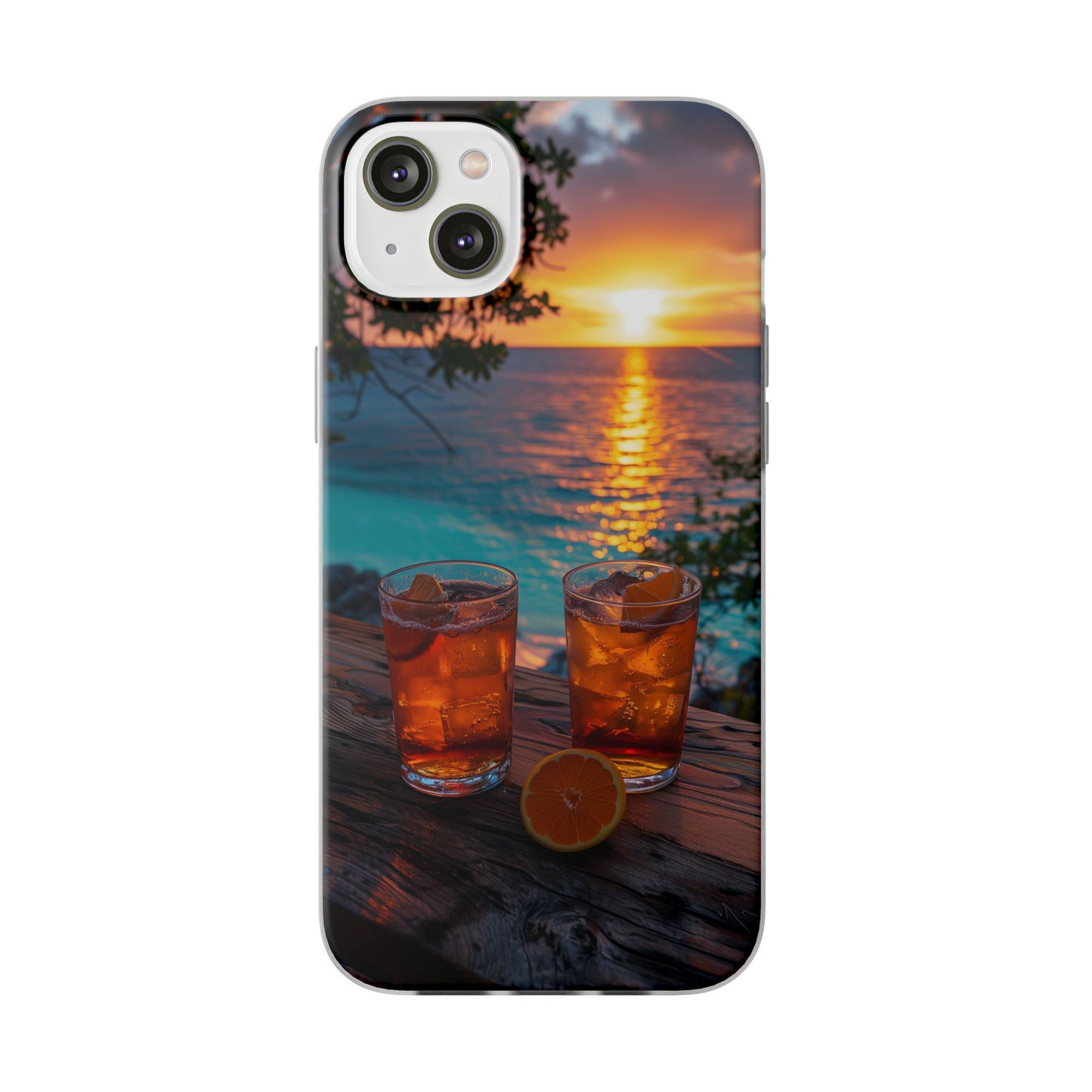 Sunrise Sunset Beach Beverages #3 iPhone & Samsung Flexi Cases