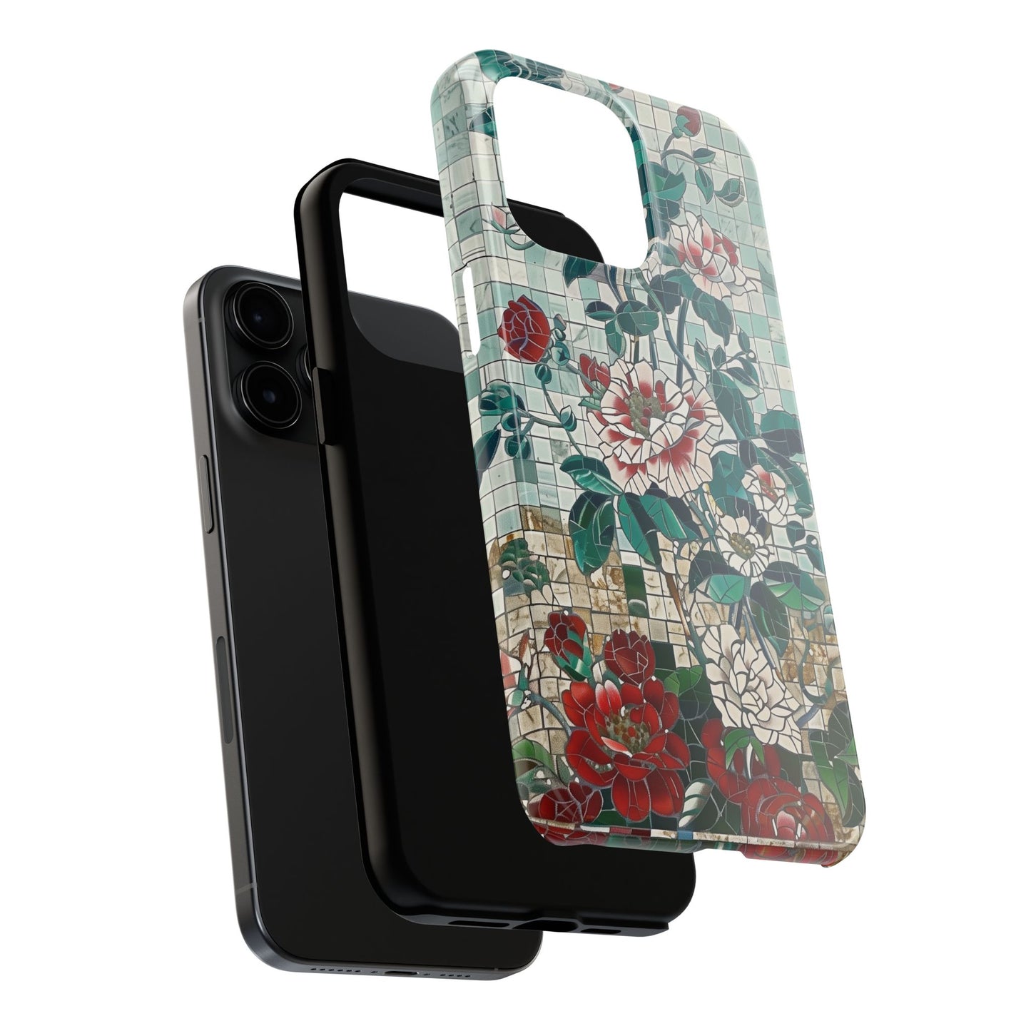 Floral Tiles Summer Tough iPhone & Samsung Cases