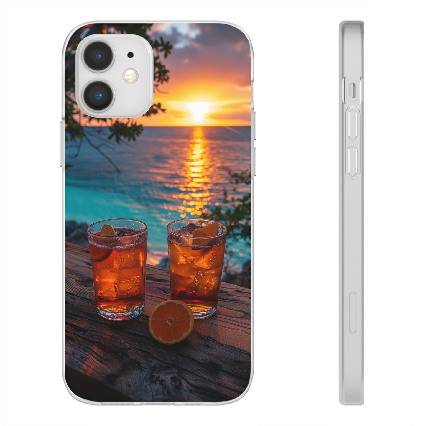 Sunrise Sunset Beach Beverages #3 iPhone & Samsung Flexi Cases