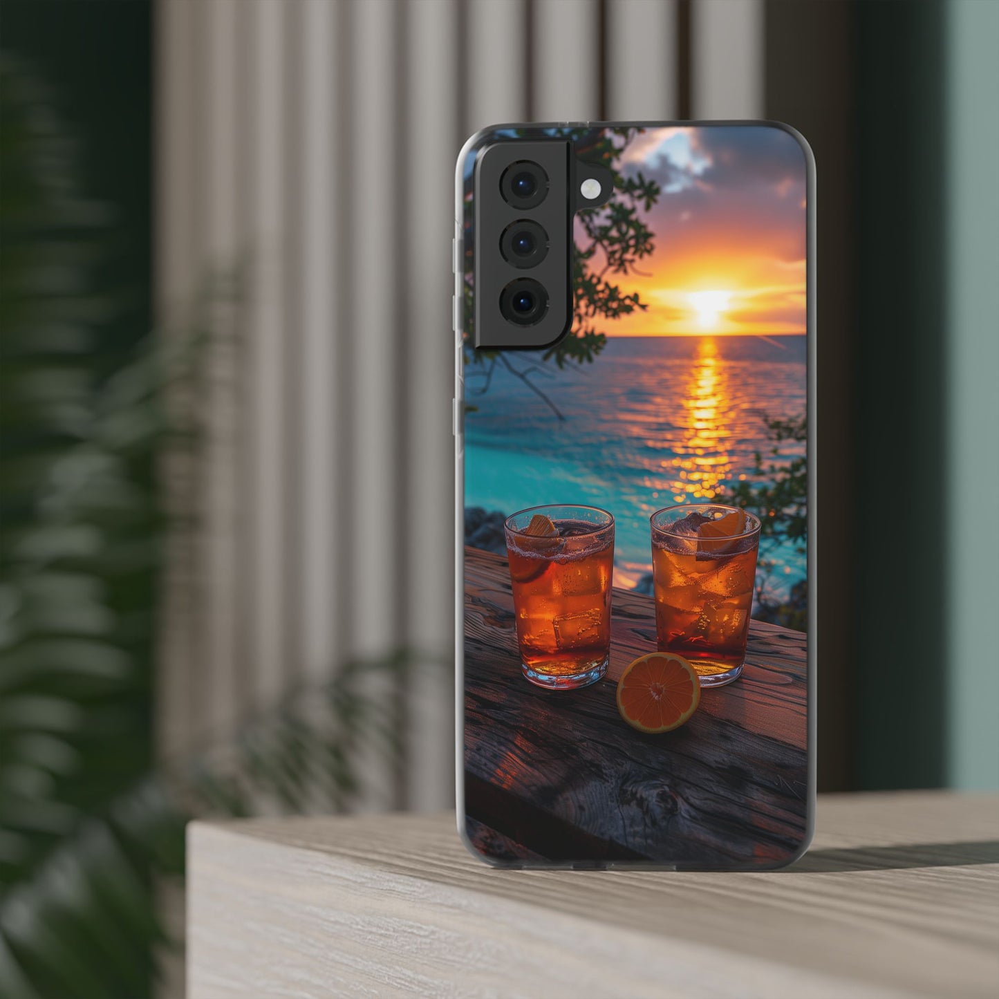 Sunrise Sunset Beach Beverages #3 iPhone & Samsung Flexi Cases