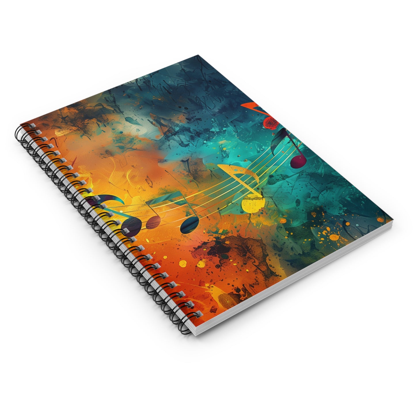 Spiral Songwriting Notebook - Ruled Line