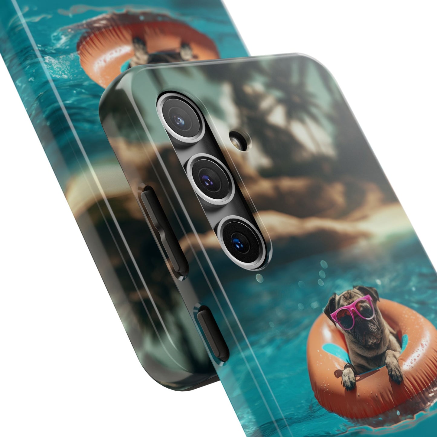 Pug Summer Tough iPhone & Samsung Cases