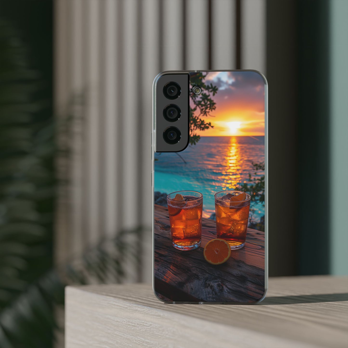 Sunrise Sunset Beach Beverages #3 iPhone & Samsung Flexi Cases