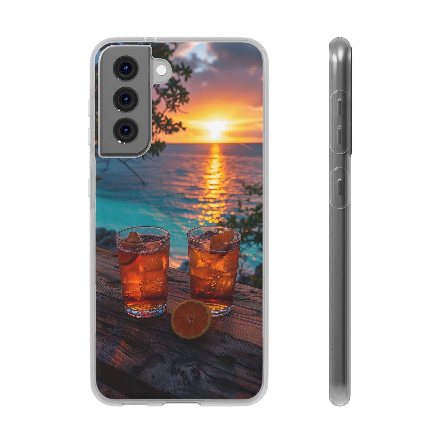 Sunrise Sunset Beach Beverages #3 iPhone & Samsung Flexi Cases