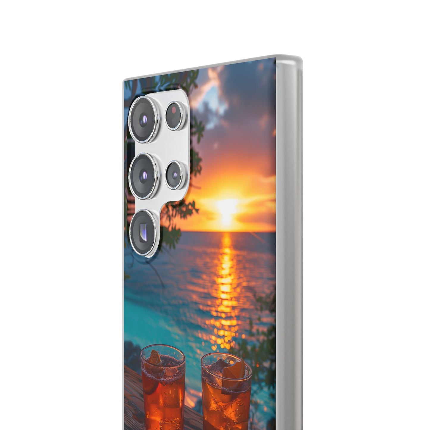 Sunrise Sunset Beach Beverages #3 iPhone & Samsung Flexi Cases