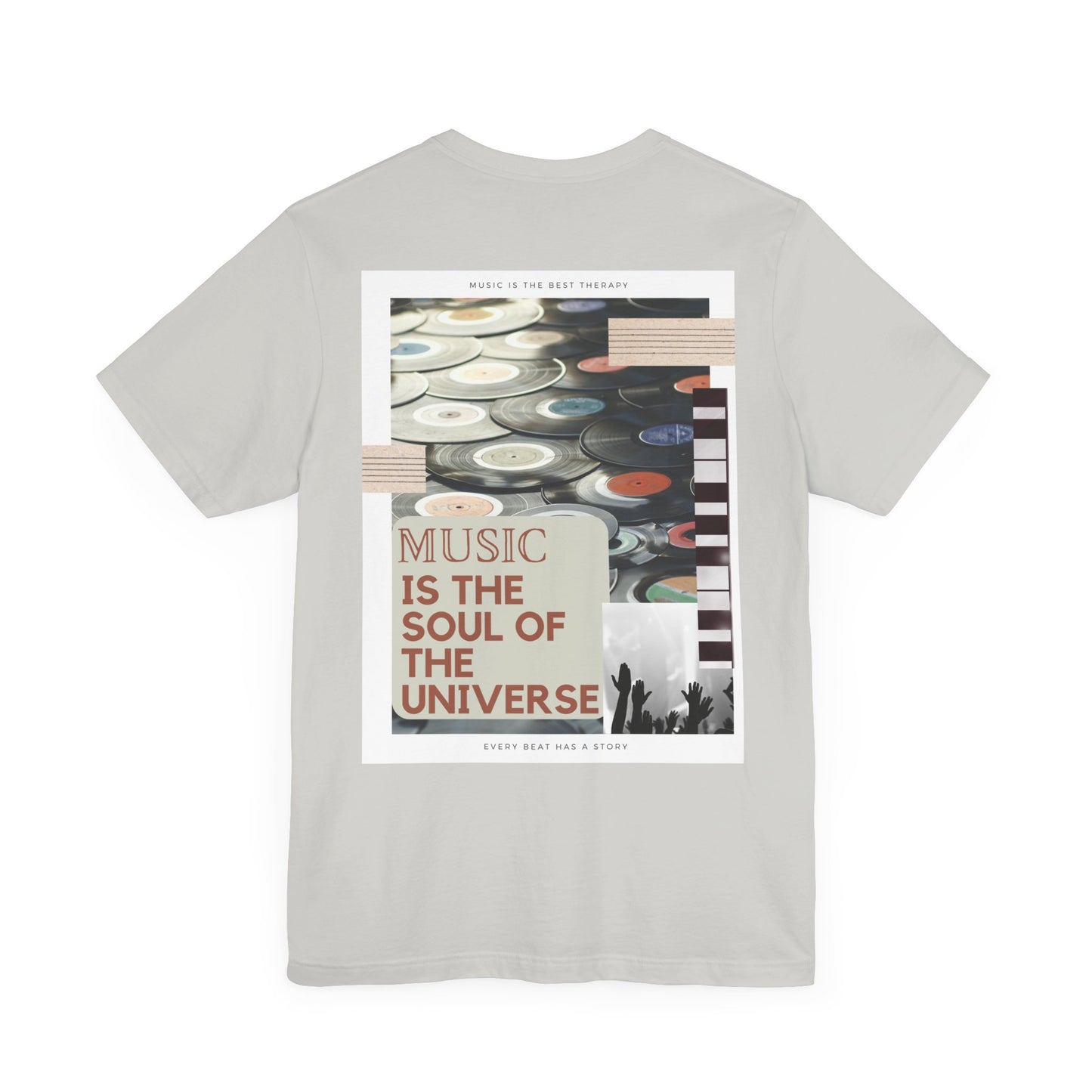 Music Is The Soul Of The Universe Unisex Jersey Short Sleeve Tee