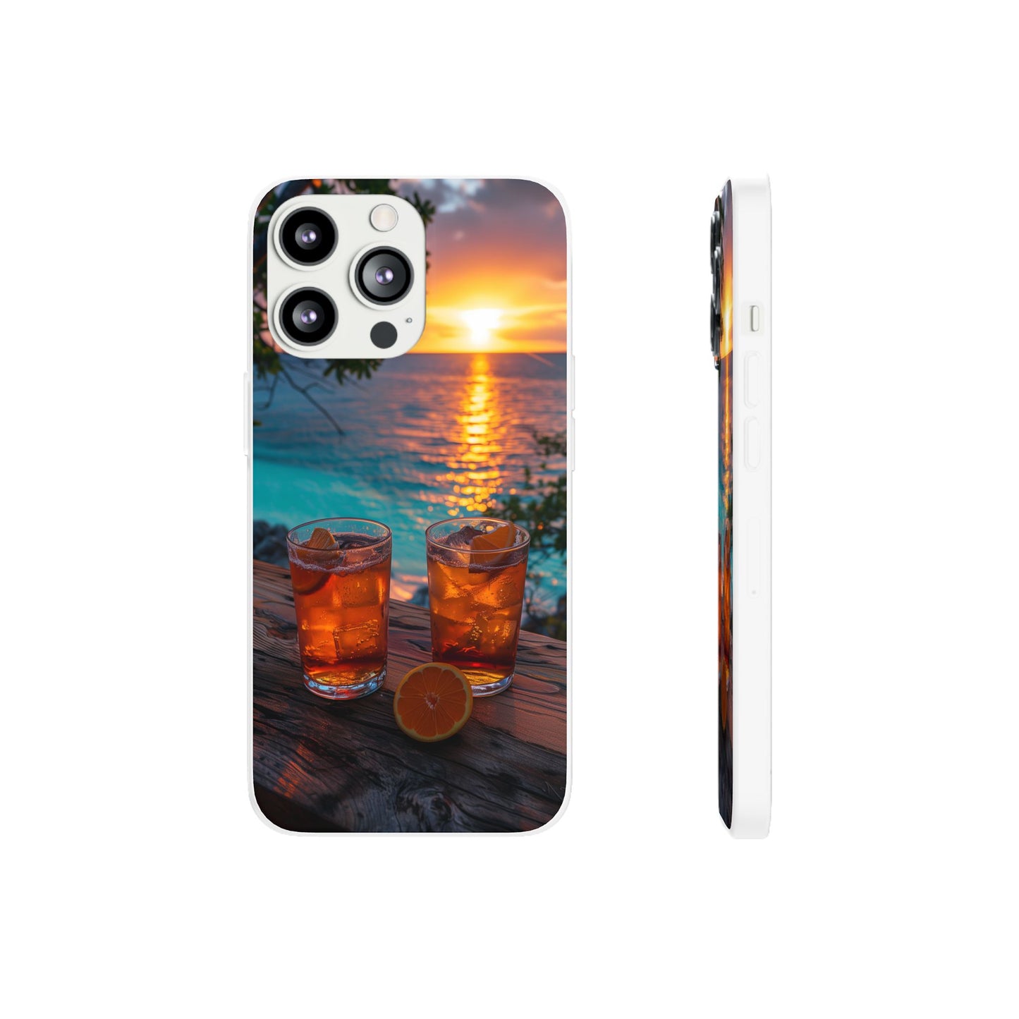Sunrise Sunset Beach Beverages #3 iPhone & Samsung Flexi Cases
