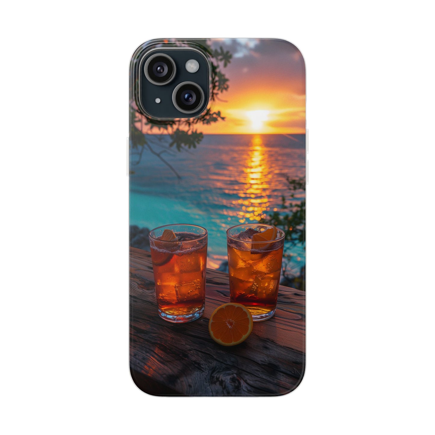 Sunrise Sunset Beach Beverages #3 iPhone & Samsung Flexi Cases