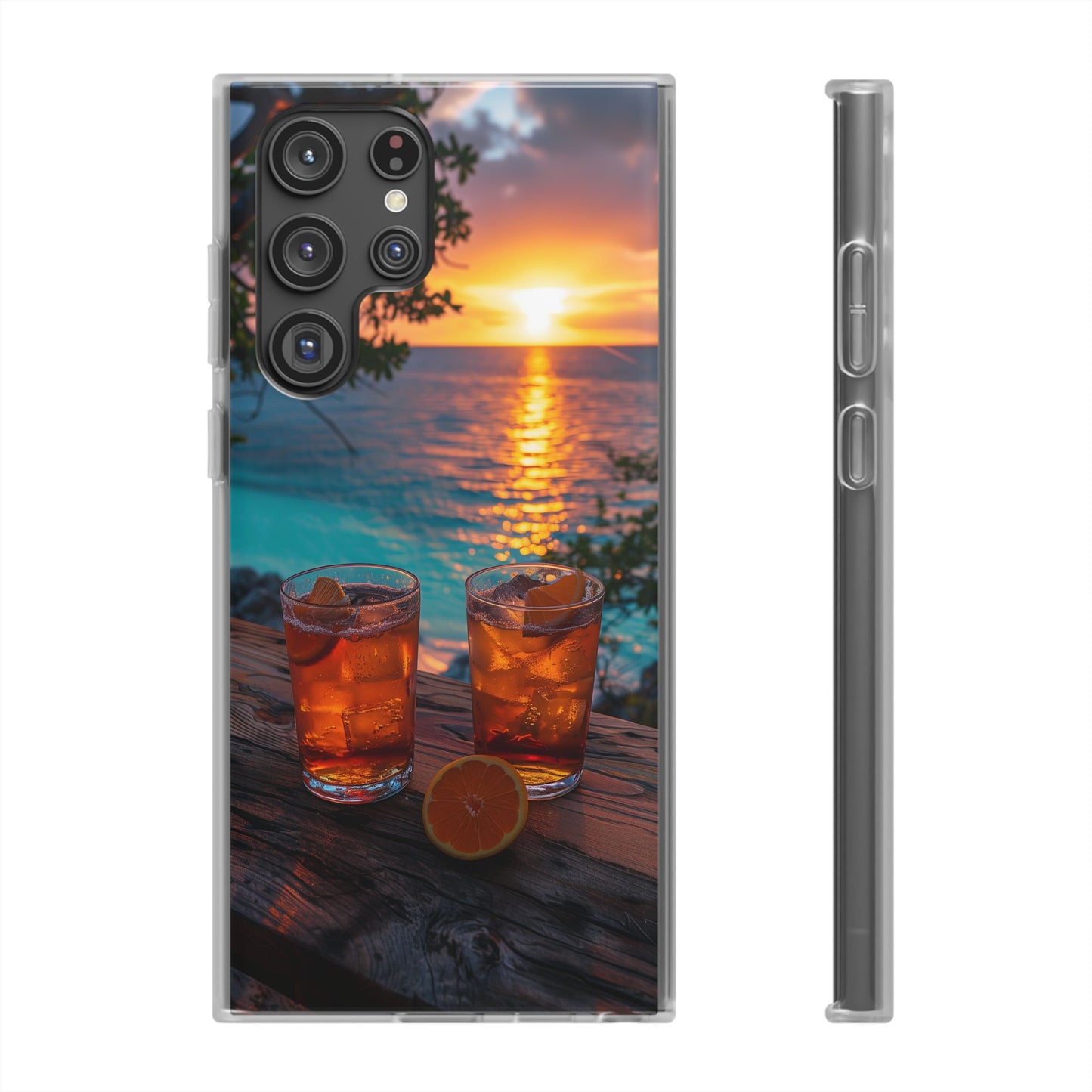 Sunrise Sunset Beach Beverages #3 iPhone & Samsung Flexi Cases