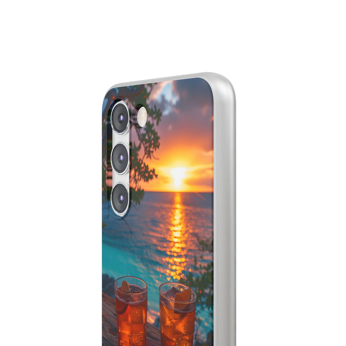 Sunrise Sunset Beach Beverages #3 iPhone & Samsung Flexi Cases