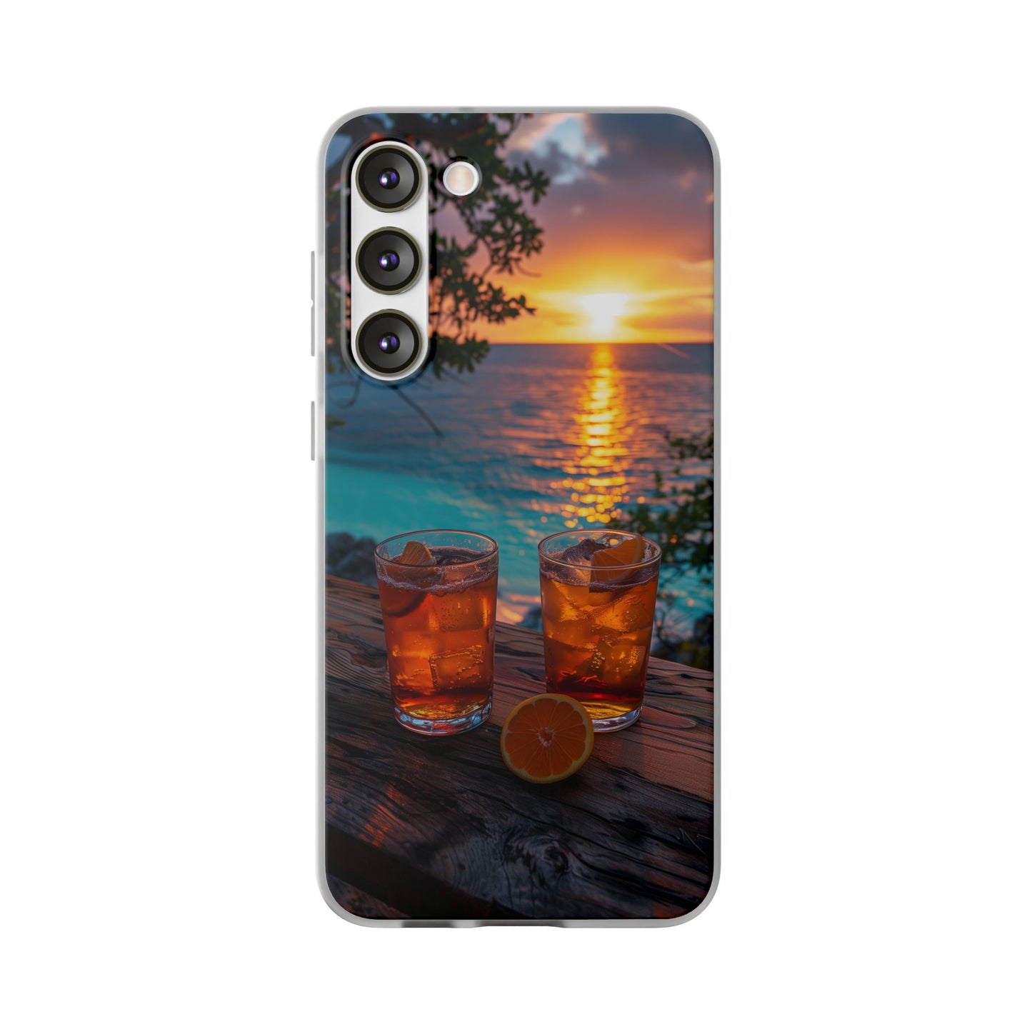 Sunrise Sunset Beach Beverages #3 iPhone & Samsung Flexi Cases